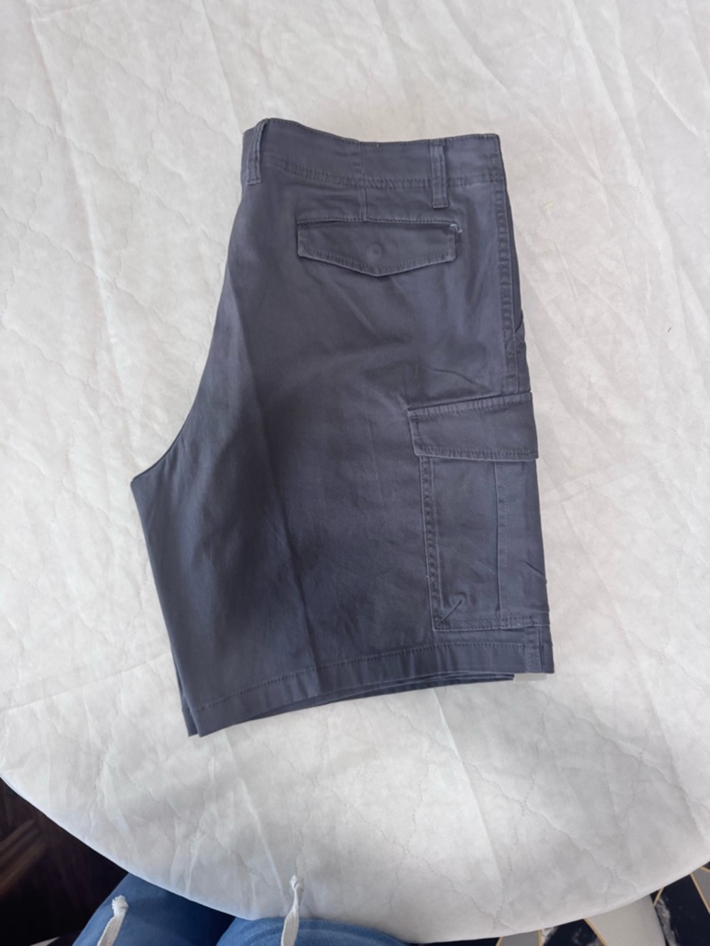 Wrangler Men's Light Blue Flat Front Shorts